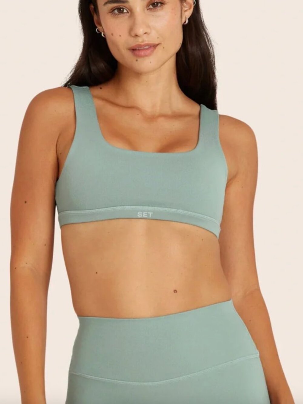 Set Active Form Cloud U Bra Jungle Teal Green - Medium